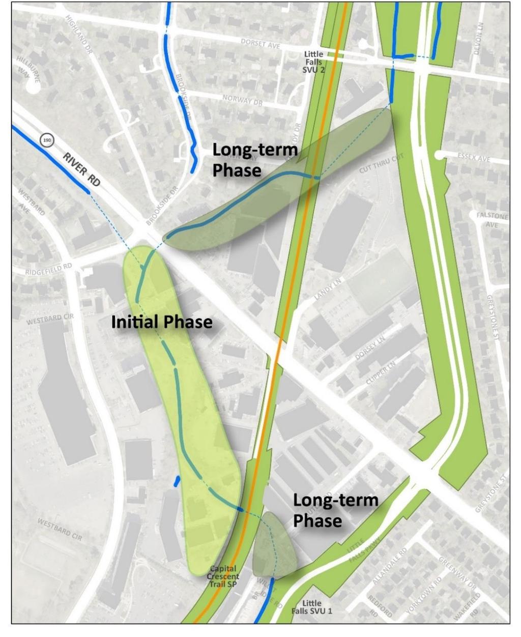 Willett Branch Greenway Implementation: Phasing Initial