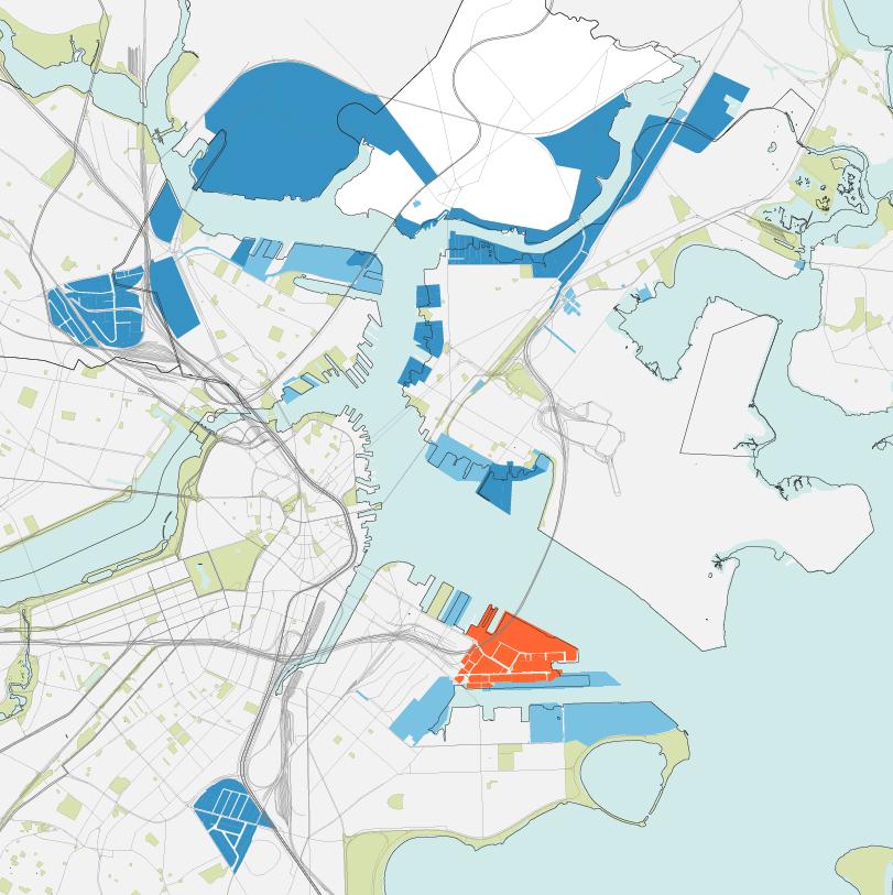 Evolution of Chelsea Creek Everett/Chelsea: 546 ac Everett Chelsea Chelsea Creek: 150 ac Somerville Major industrial waterway in the Boston Harbor Stores 70 to 80 percent of the region s heating fuel