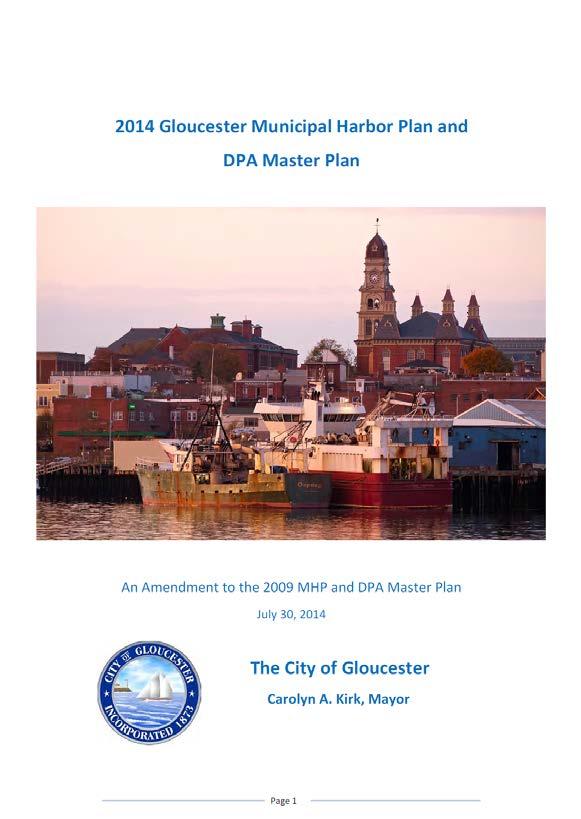 V. What is a Municipal Harbor Plan?