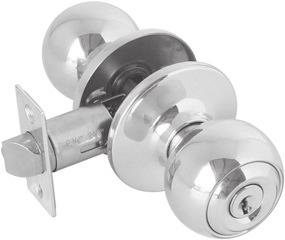 LOCKSETS LIMITED LIFETME WARRANTY LIMITED LIFETIME WARRANTY BALL KNOB PASSAGE LOCKSET Features decorative ball knob design Includes adjustable 2-3/8" 2-3/4" latch For interior doors only, non-locking