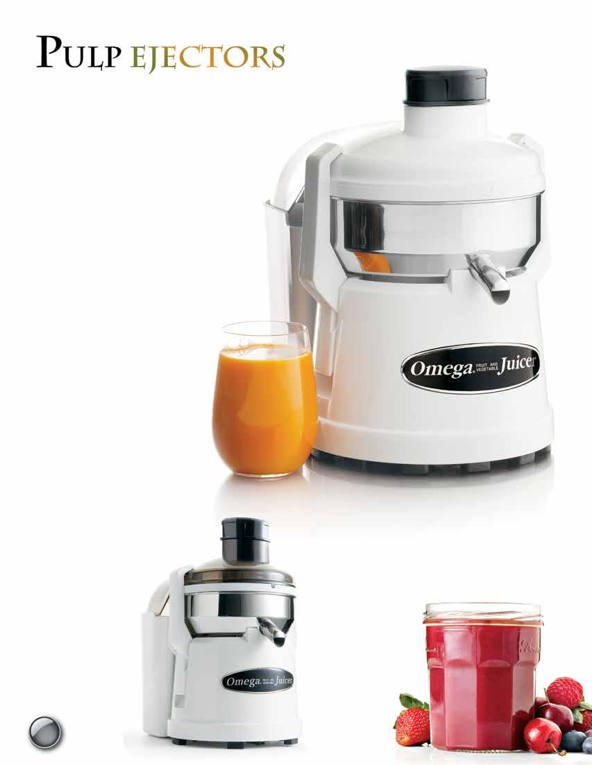 Model 4000 O2 Pulp Ejector juicers perfect the engineering and design of our Centrifugal Juicers.