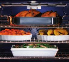 Dual 40W Halogen Bulbs Luxury-Glide Racks Conventional Racks Convection Roasting Rack Additional Features Signature Soft-Arc Oven Door and Handle Design Luxury-Hold Oven Door Extra-Large Glass Window