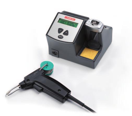 SINGLE LINE AP-2A Solder feed Station 230V Designed for repetitive soldering or when you need a free hand. Equiped with solder feed iron of 1mm diameter.