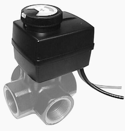M6063A Compact Rotary Mixing Valve Actuator PRODUC DAA FEAURES: 24 Vac floating input for automatic control. Single screw attachment to V5442 valve body. Multi-poise mounting.