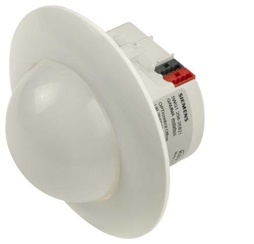 Product and functional description The UP 258E11 is a presence/motion detector with integrated 2-point light control. The UP 258E11 device communicates via KNX/EIB with actuators or other KNX devices.