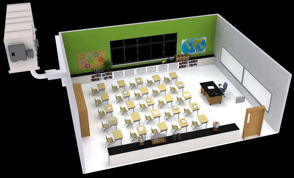 APPLICATION GUIDE EDUCATIONAL FACILITIES Energy savings, low noise levels, thermal comfort and high air quality are critical design criteria for schools, and beam systems provide all four.