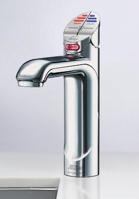 Zip HydroTap Sparkling Sparkling Filtered Instantly In addition to boiling and chilled filtered water, Zip HydroTap Sparkling dispenses sparkling chilled filtered water at a