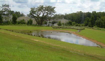 Page 5 Retention Ponds & Detention Ponds A retention pond, is a Structural Practice best management practice that is used to manage stormwater runoff to prevent flooding and downstream erosion, and