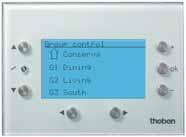 Living comfort controller LUXOR SYSTEMS LUXOR 426 LUXOR 426 central control for the energy-efficient house The LUXOR 426 makes innovative building automation visible and transparent.