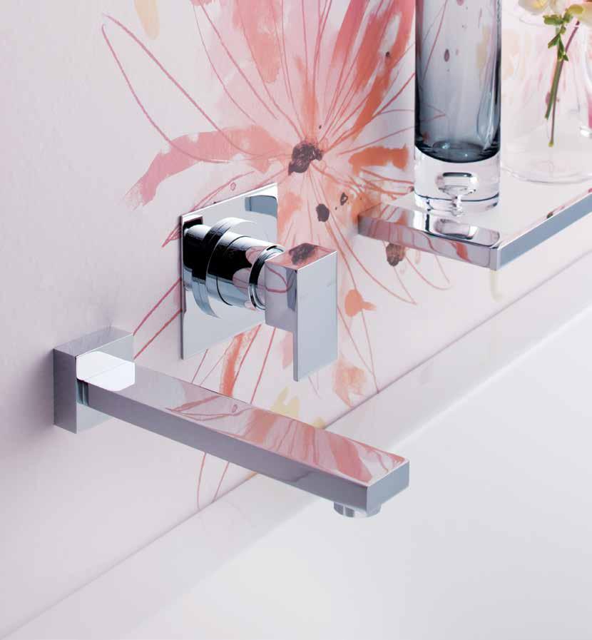 edge tapware & showers Geometrically inspired lines. Compact space saving designs.