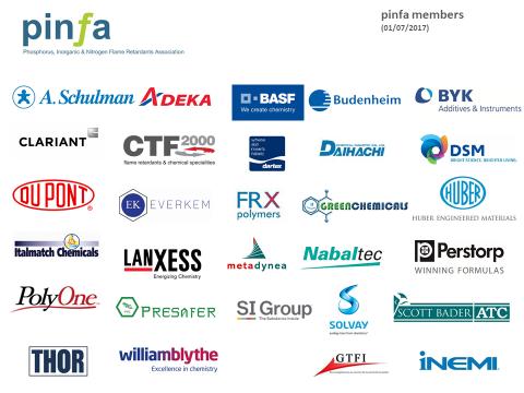 Pinfa, mission, vision, raison d être the Phosphorus, Inorganic and Nitrogen Flame Retardants Association established in 2009 as a Sector Group within Cefic, the