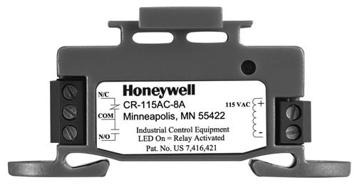 CR Series Command Relays FEATURES INSTALLATION INSTRUCTIONS Patented 35mm Din-rail mounting flange (US Patent 7,416,421) SPDT Form 1C Relay contacts Pilot duty rated LED status indication Stackable