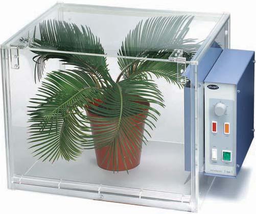 SI60 Incubator, Constructed from clear Acrylic polymer to give total visibility of samples at all times. Designed for easy access with hinged front door panel.