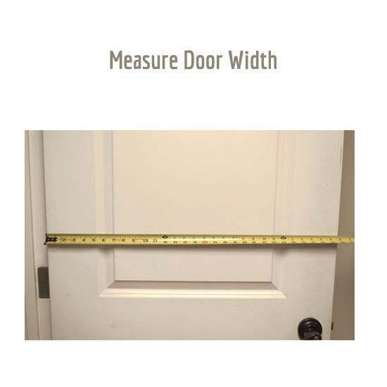 Follow Steps 1 through 4 if you need to measure only the Door Slab. If you plan to buy a Pre-hung System (Door + Frame), complete Steps 1 through 4 plus the Bonus Step #1.