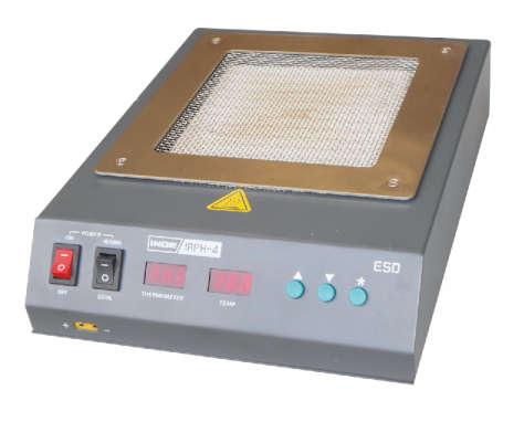 MFRS500SUS reliable & caring since 1976 OPTIONAL Programmable Hi-Power infrared Pre-heating Plate 600 Watt Model IRPH-4 necessary for high heat sink and multilayer Printed ircuit oards reworking &