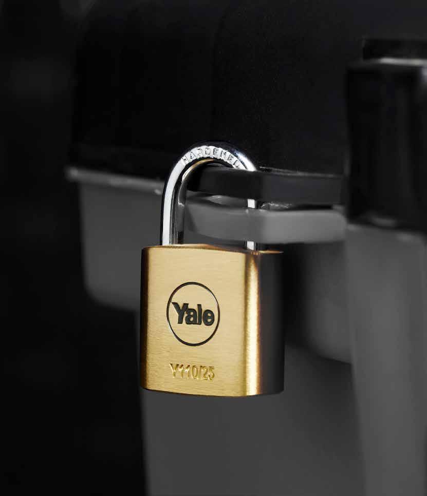 YALE BRASS PADLOCKS A range of general security padlocks for everyday