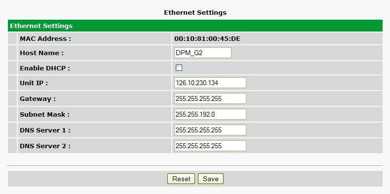 37.2 Ethernet The Edit > Ethernet menu allows you to define and configure Ethernet settings. Fig. 0.