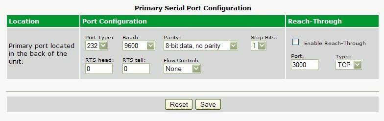 38.3 Serial Ports The Edit > Serial Port menu allows you to change settings depending on the port type of your DPM.