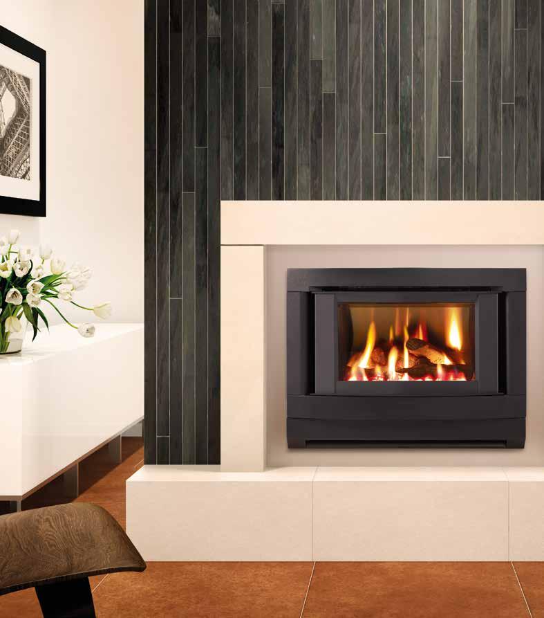 CANTIB-SDEEB heater show Standard Features + Electronic ignition and controls + 3 heat and fan speed settings + Realistic eucalypt look logs + Standard double glazed glass + Enhanced flame effect +