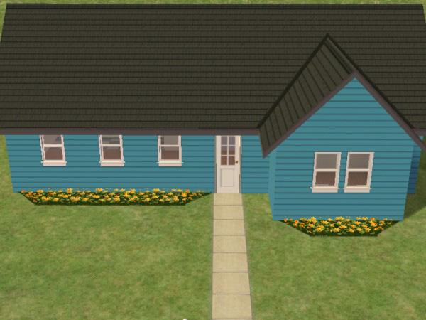 However, accenting or contrasting colors for the greater good would be the pink house with white flowers.