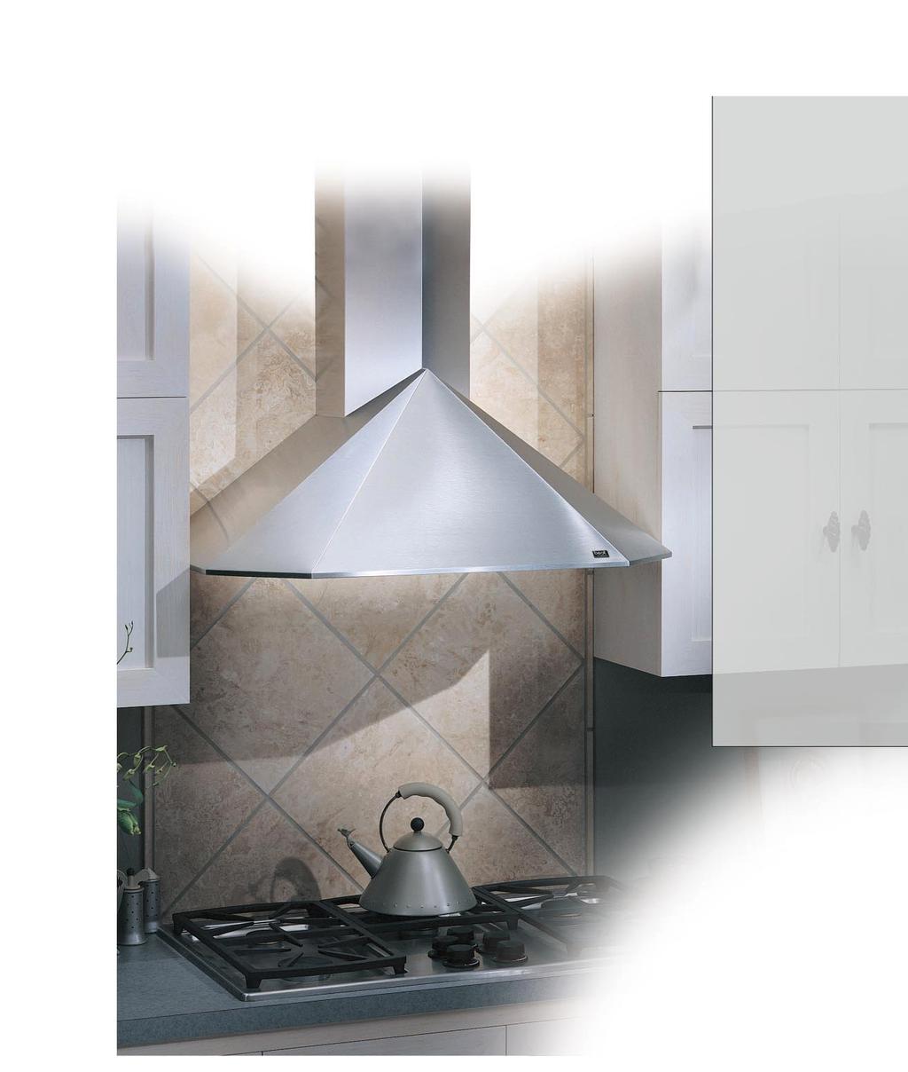 CHIMNEY HOODS When you design a kitchen for the unique individuals who use it, complement it with something surprising and of singular beauty.