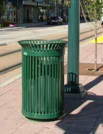 District Trash Receptacles Benches Banners