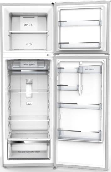 box of fridge door Glass shelf of fruits and vegetables crisper Fruits and vegetables crisper Bottom hinge *Photo for reference only.
