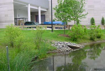 8. Wet Basins Wet basins are constructed to have a permanent pool of water to treat stormwater.