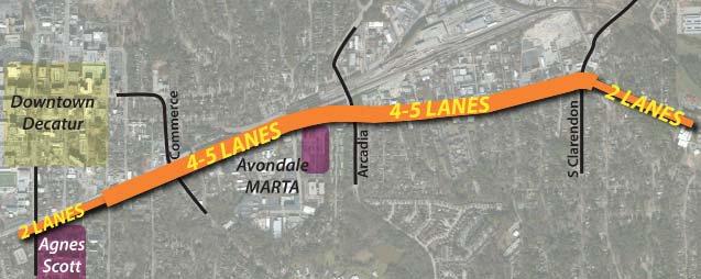 Introduction The City of Avondale Estates, in partnership with the Atlanta Regional Commission, has led a feasibility study to explore two transportation project candidates recommended in its recent