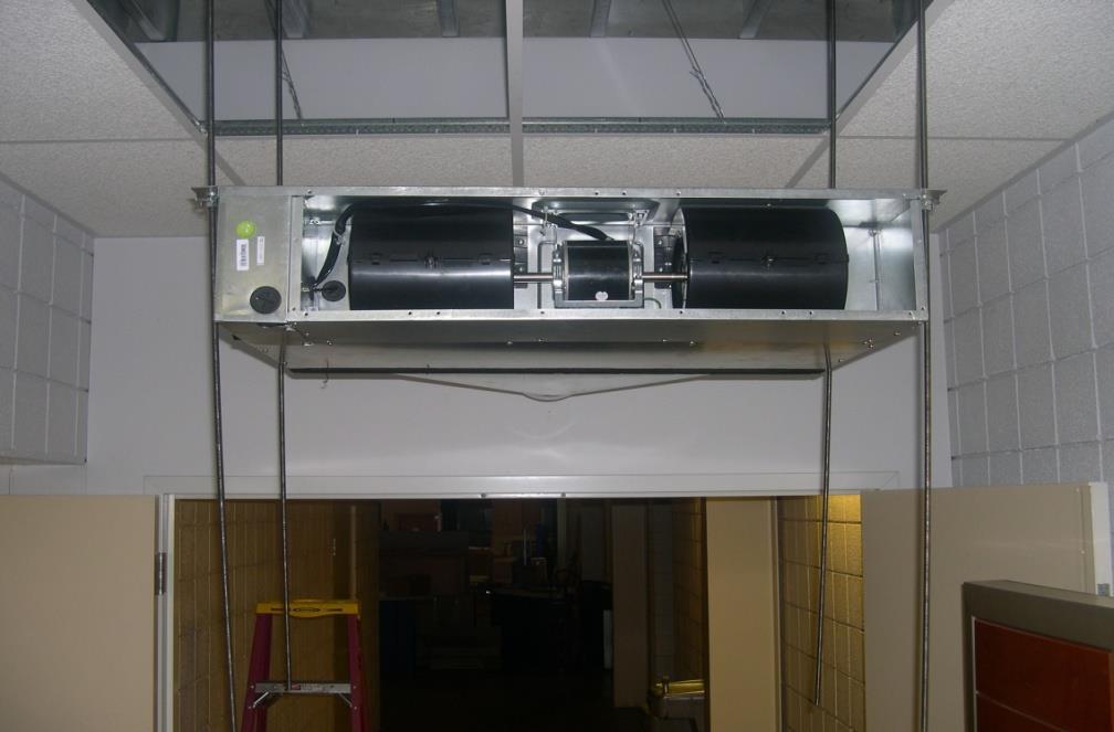Installing ducted units Basic filtration is supplied with the unit Field installed