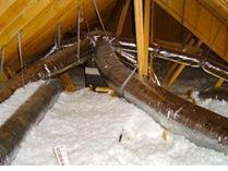 This increases the e ciency of your heating and cooling system and improves comfort. If you have a boiler system for heating, insulating the pipes will increase the e ectiveness of the system.