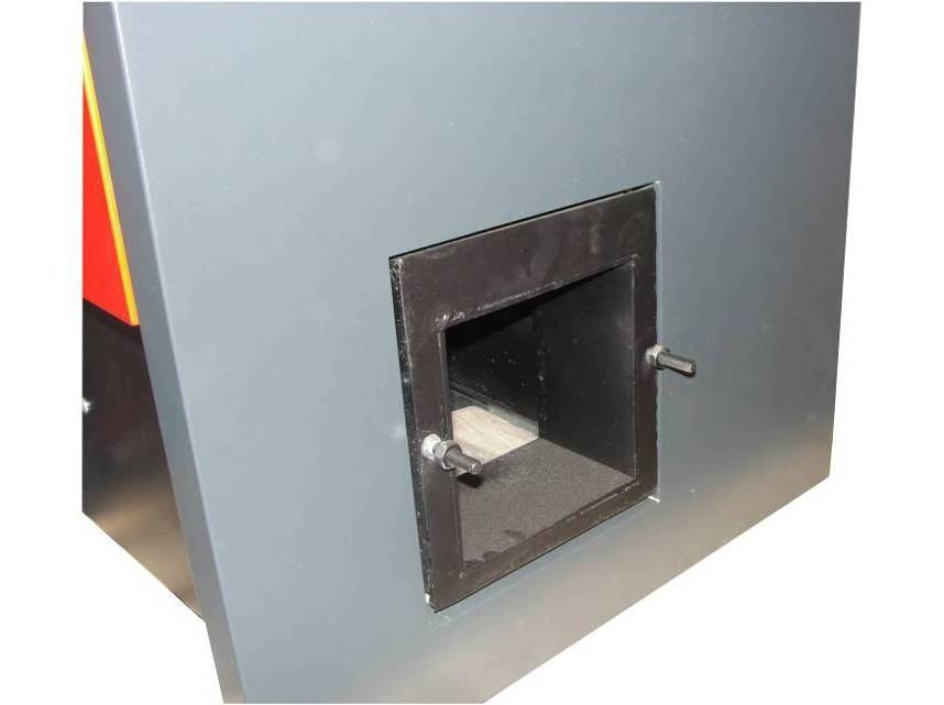 4.4.3. INSTALLATION OF AUTOMATED WOOD PELLET BURNER FROM SERIES GP IV. EXPLANATION the installation of the pellet burner from series GP IV must meet the requirements presented in its manual book.