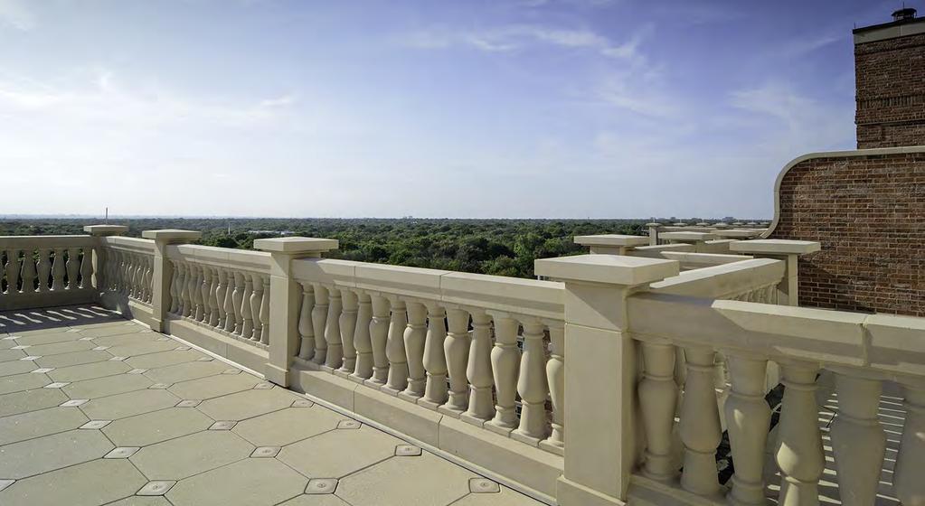 The high number of balusters with the structural