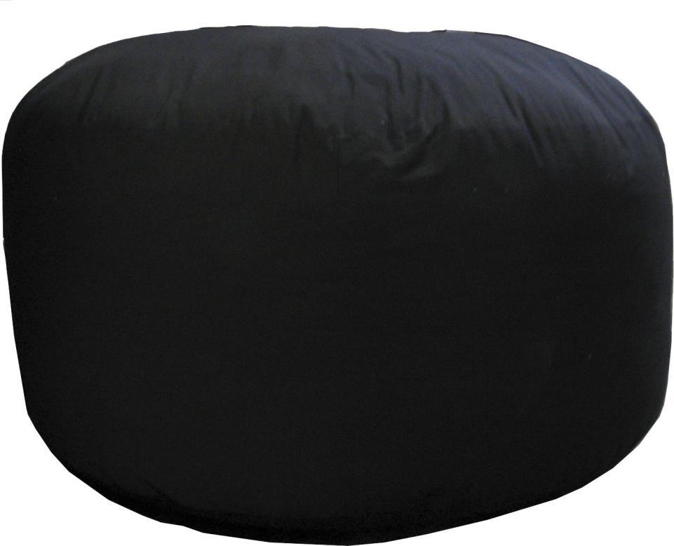 Marshmallow* 900020 48" Diameter x 24"H Optional Covers** Passion Suede Solid Cotton *Polyester