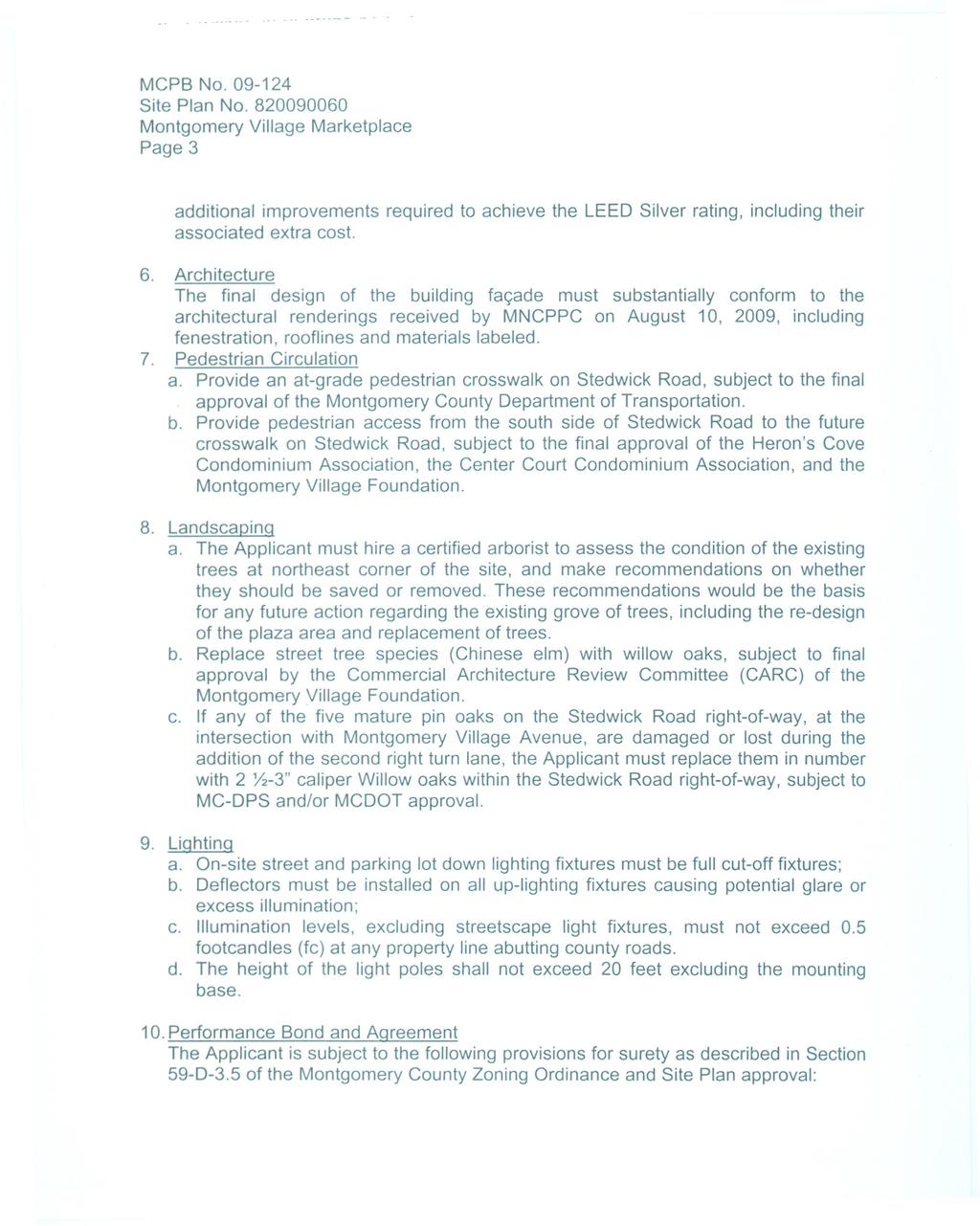 Page 3 additional improvements required to achieve the LEED Silver rating, including their associated extra cost. 6.