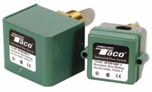Industrial Flow Switch The Taco Industrial Flow Switch (IFS) starts or stops electronically operated equipment when a flow or no flow condition occurs.