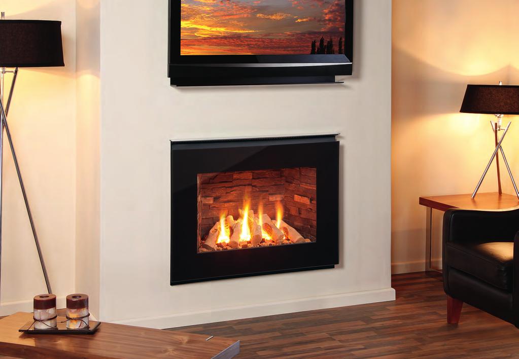 Synergy Perspective Glass 71 551 768 763 680 Synergy Perspective Glass with Black Outer Frame, Slate effect lining and Silver Birch Log fuel effect 420 640 670 950 8 The Synergy