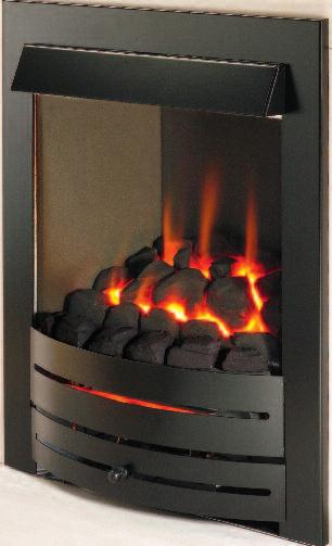 The Vitesse H.E. Vitesse H.E. with coal and Satin Black Contemporary Trim Fireplace model 410 234 Vitesse H.E. with coal and Two-Tone Modern Trim The Nu-Flame Vitesse H.E. is a versatile, high efficiency, glass fronted convector fire for use in any home with a chimney.