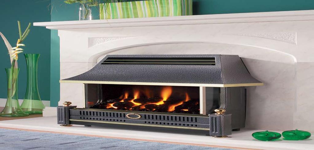 The Renoir has a highly reliable burner, which means beautiful flickering flames and glowing coals.
