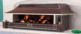 This glass fronted convector fire has a 78% net efficiency and because it also offers a Balanced Flue* option, even those without a chimney