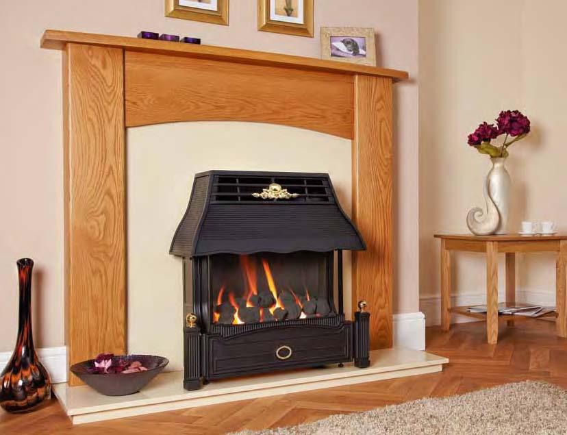 Emberglow coal Ultra High Brick Chimney Pre-Fabricated Flue Pre-Cast Flue Emberglow The Emberglow ultra high efficiency outset gas fire features an elegant design with high quality cast iron canopy