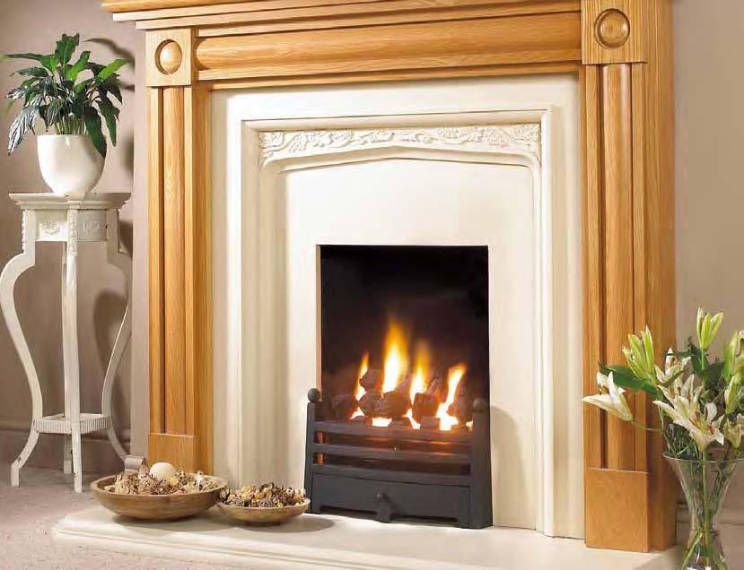 Waverley with inset tray Decorative Fret not included Waverley Brick Chimney Pre-Fabricated Flue The