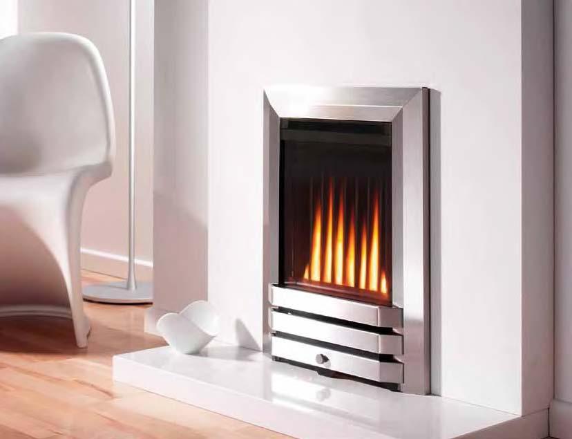 Atlanta Balanced Flue in silver High Balanced Flue Atlanta Balanced Flue Simplicity of form. Complexity of flame. The Atlanta s clean lines compliment its clean burning efficiency.