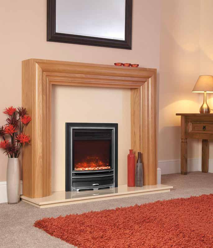 electriflame xd arcadia Solid Cast Iron Fascia Advanced 3 Technology to create an extra deep 3 effect Relaxing, smoky, full depth flame effect Low cost, high efficiency LE lighting Variable flame