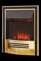 controls Up to 2k heat output Available in a choice of brass, silver or black & chrome contemporary