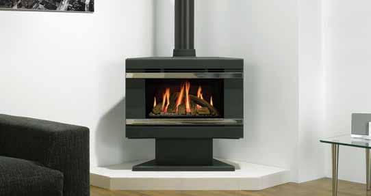 Available hearth-mounted or mounted on a bench or pedestal, the F67 offers an incredibly stylish solution.