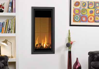 Studio 22 Studio 22 Profil in Anthracite Studio 22 Verve in Graphite, shown with Burnt Sienna fire surround tiles Studio 22 Edge The stunning Glass Fronted Studio 22 offers the option of adding