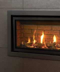 the Fire Choices Chimney Options added benefit of a slimmer firebox designed specifically for simple cavity wall installation.