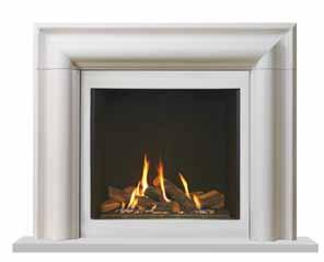 Riva2 800 Stone Mantels Victorian Corbel with Vermiculite lining Claremont with Vermiculite lining Grafton with Black Reeded lining The Riva2 800 can also be combined with your choice of elegant