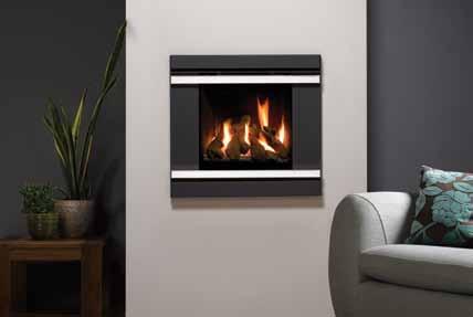 authentic driftwood log fire. Whatever your choice, the Spectrum s stylish black frame with polished steel highlights will be sure to impress. Riva 53 X 72% 4.